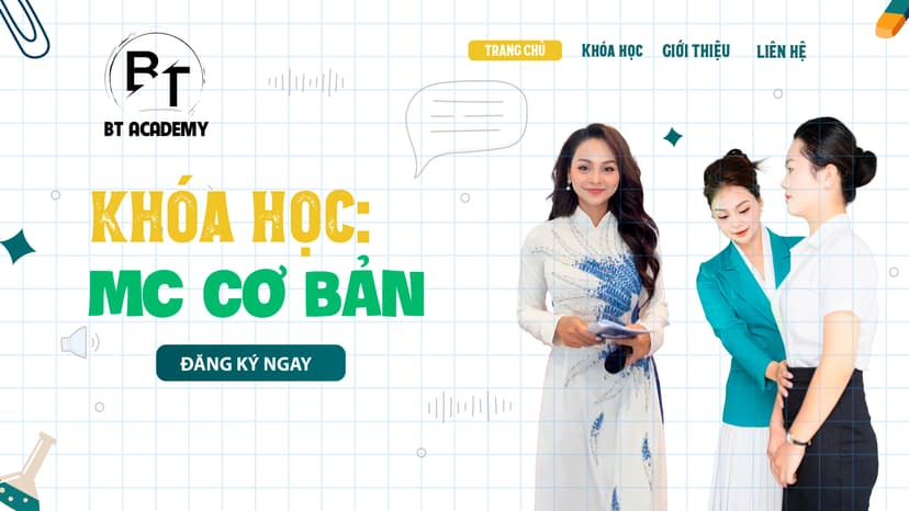 Khóa học MC cơ bản
